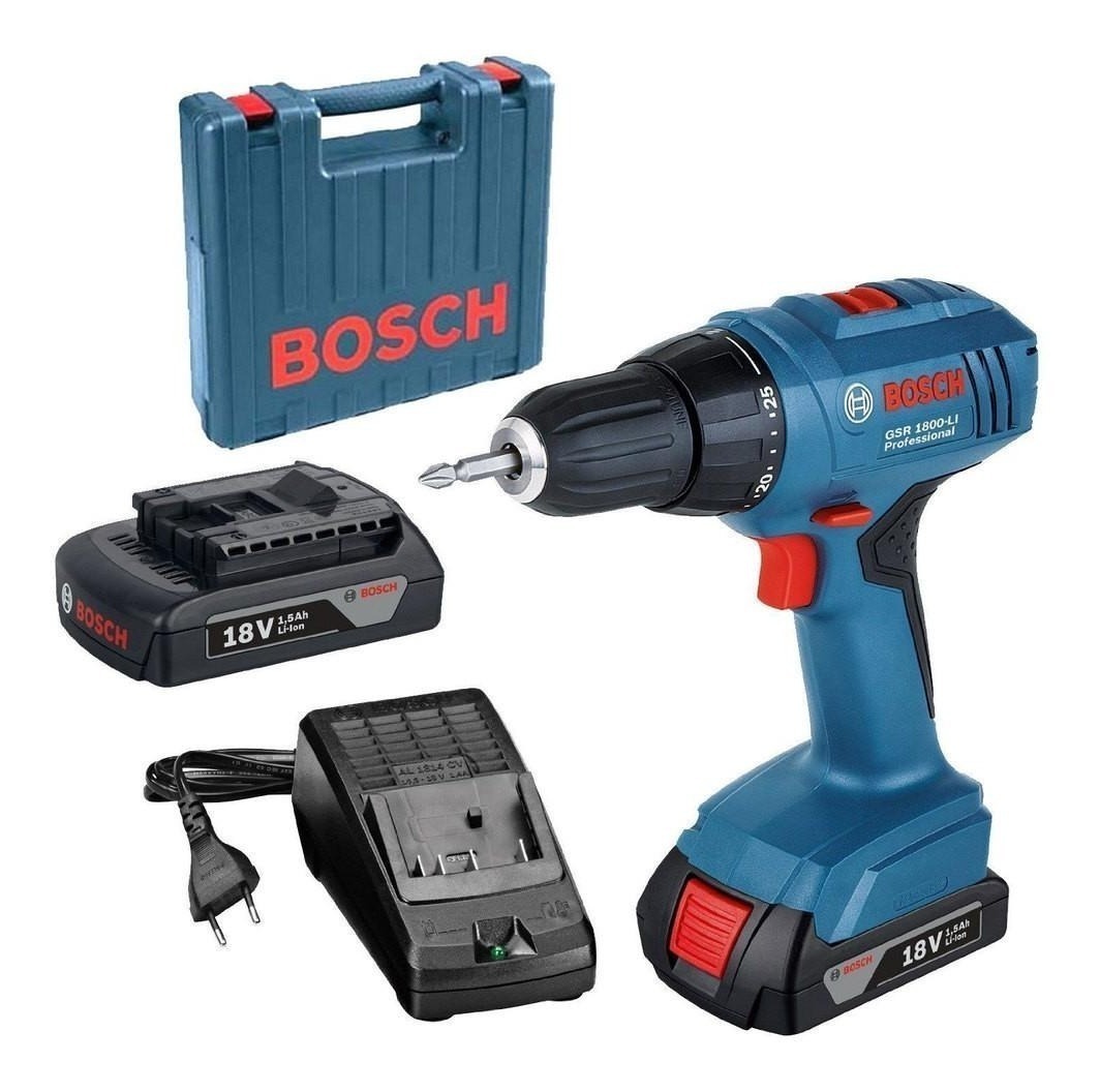 Taladro Atornillador Inalambrico 18v Bosch Gsr 180-li