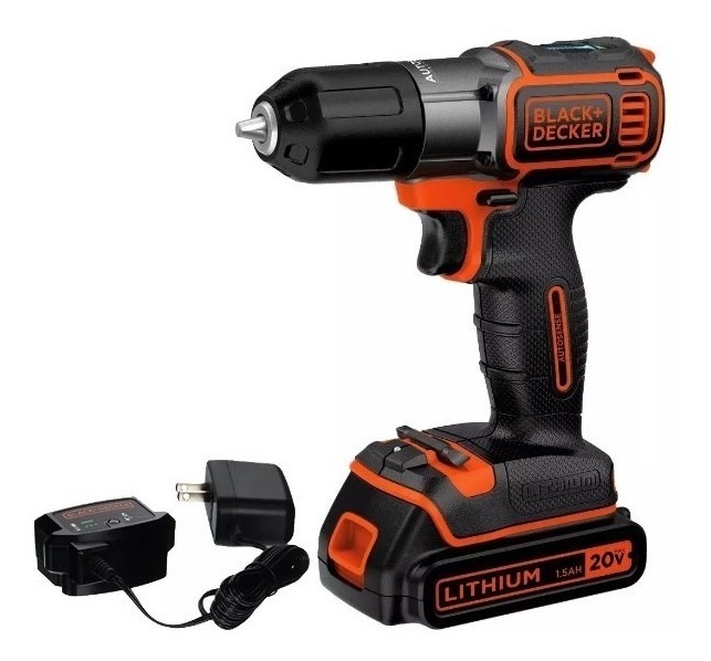 Taladro Atornillador 3/8  Inalámbrico Bdcde120c Black+decker