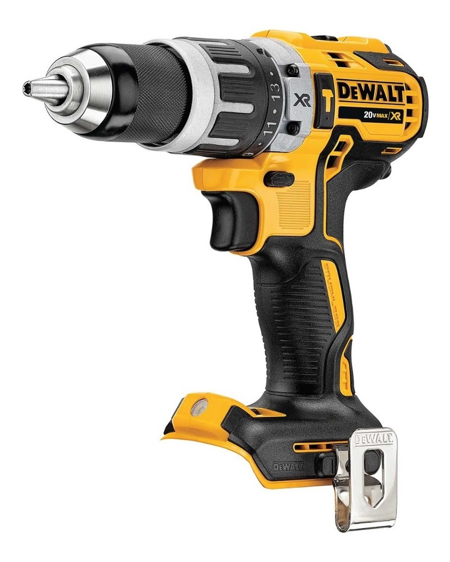 Taladro Atornillador Brushless 20v Dewalt Dcd796b color Amarillo sin Batería