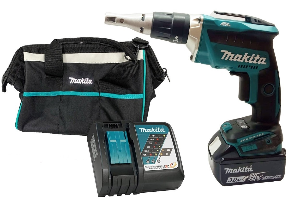 Atornillador Tablaroca Makita 18v 1 Bateria 3 Amp. Maletin