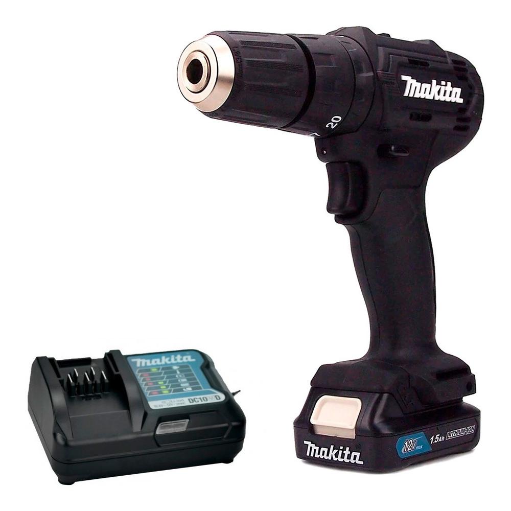 Foto 2 pulgar | Atornillador/Rotomartillo Inalámbrico Makita HP333DYX3B color Negro 12v Incluye Cargador