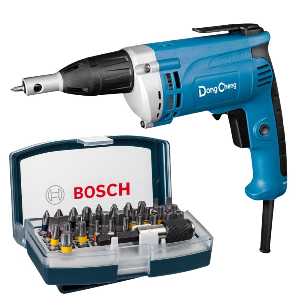 Foto 2 pulgar | Atornillador Tablaroca Industrial Dc 710w 1/4´+ Puntas Bosch