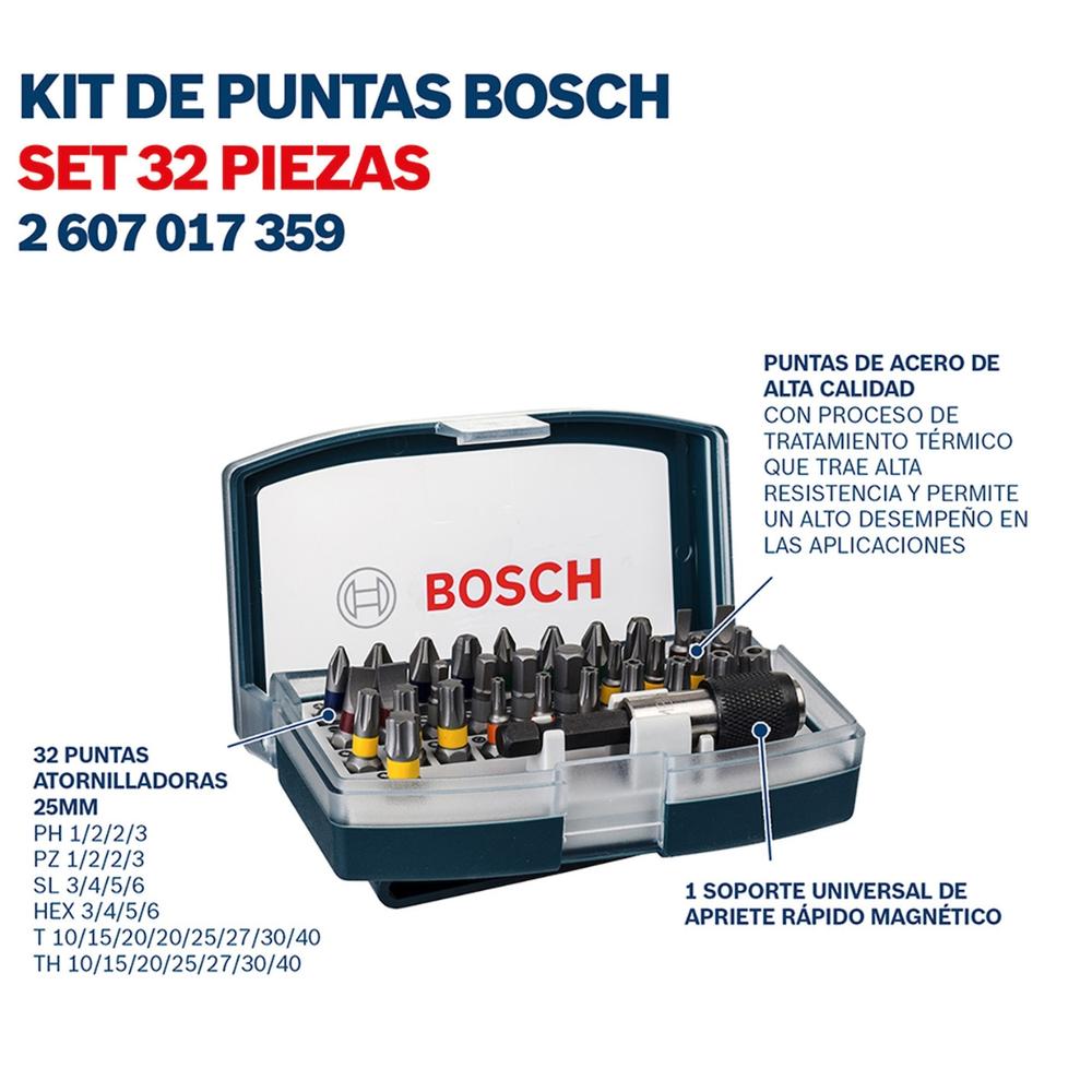 Foto 3 pulgar | Atornillador Tablaroca Industrial Dc 710w 1/4´+ Puntas Bosch
