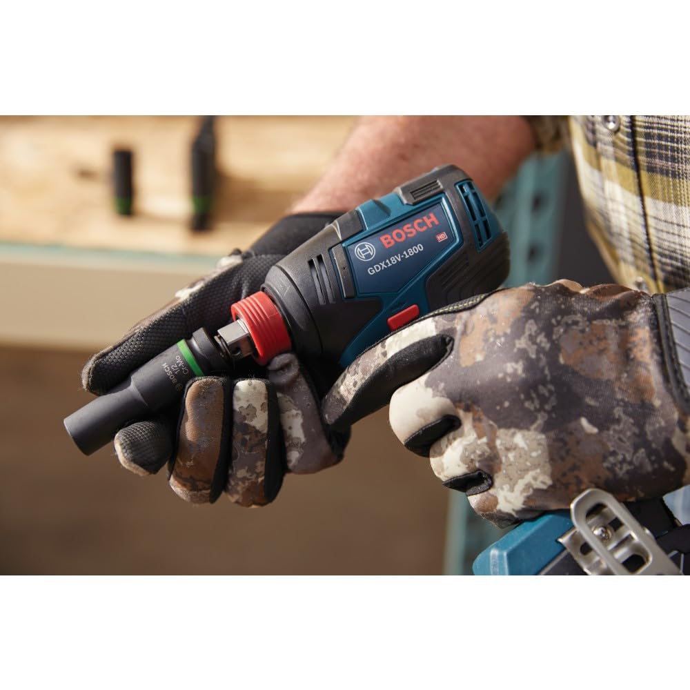 Foto 5 pulgar | Kit De Destornillador/llave De Impacto Bosch Gdx18v-1800b12 De 18 V Con Batería De 2 Ah - Venta Internacional.
