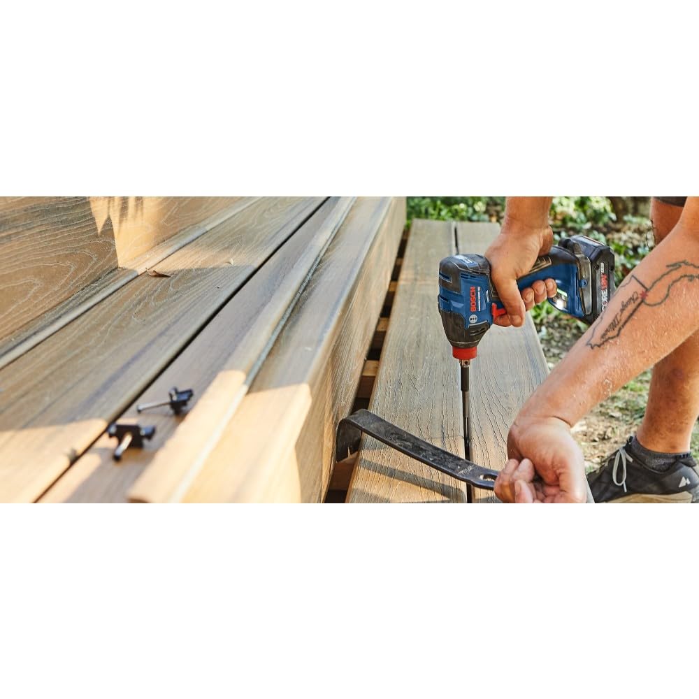 Foto 5 | Destornillador/llave De Impacto Bosch Gdx18v-1860cb23 18v Con Baterías - Venta Internacional.