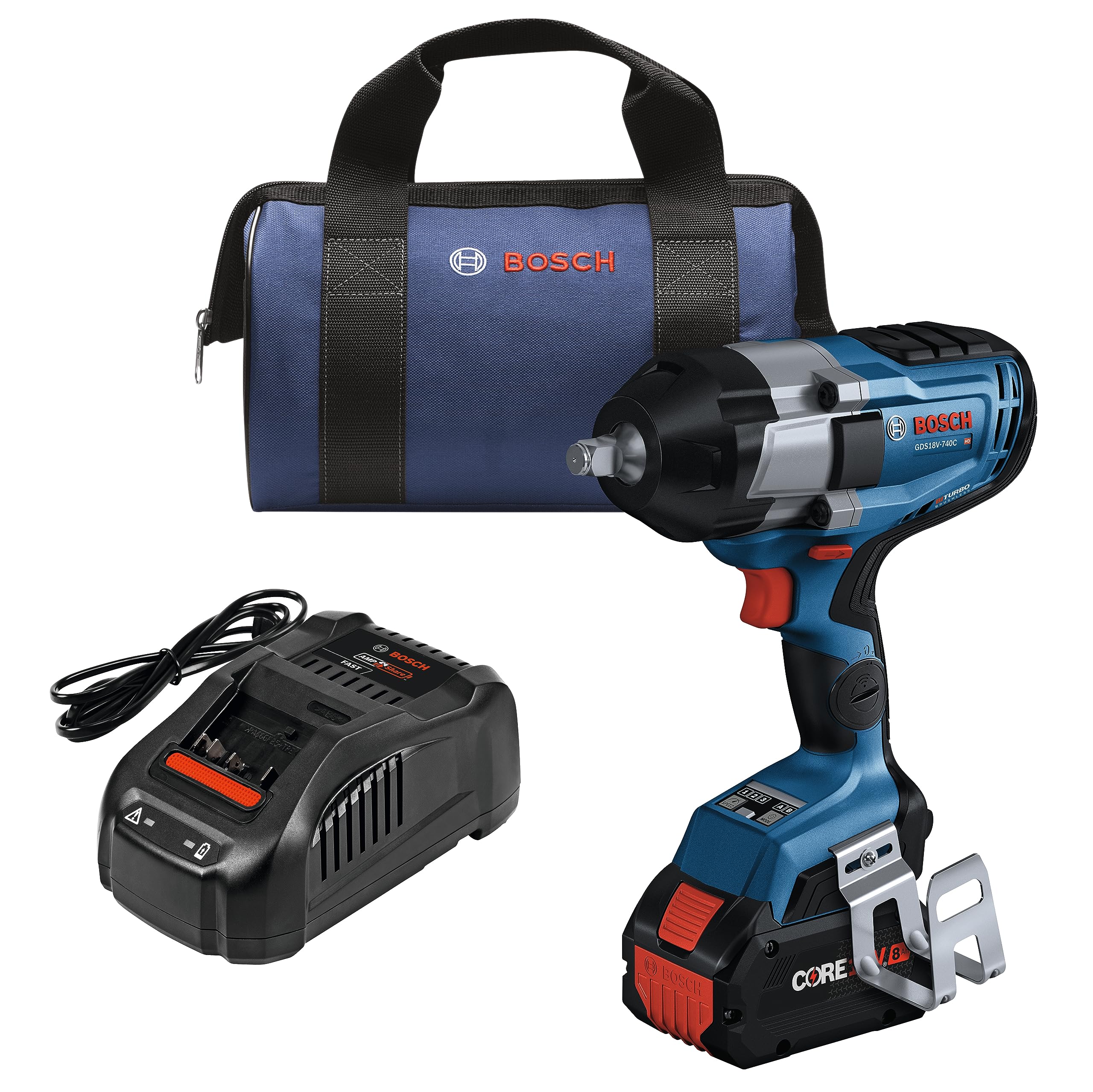 Llave De Impacto Bosch Gds18v-740cb14 Profactor™ 18v Con Batería - Venta Internacional.