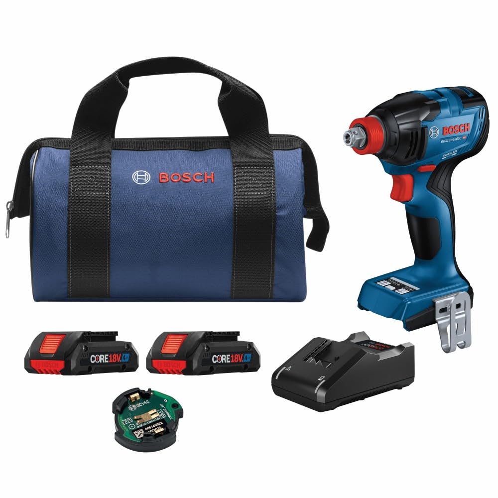 Foto 2 pulgar | Controlador/llave De Impacto Bosch Gdx18v-1860cb25 18v Con Baterías - Venta Internacional.