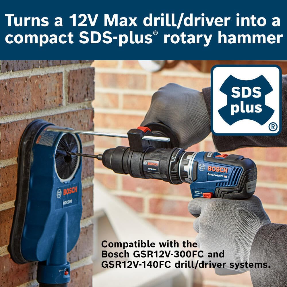 Foto 7 | Accesorio De Martillo Perforador Bosch Gfa12-h Sds-plus Para Gsr12v - Venta Internacional.