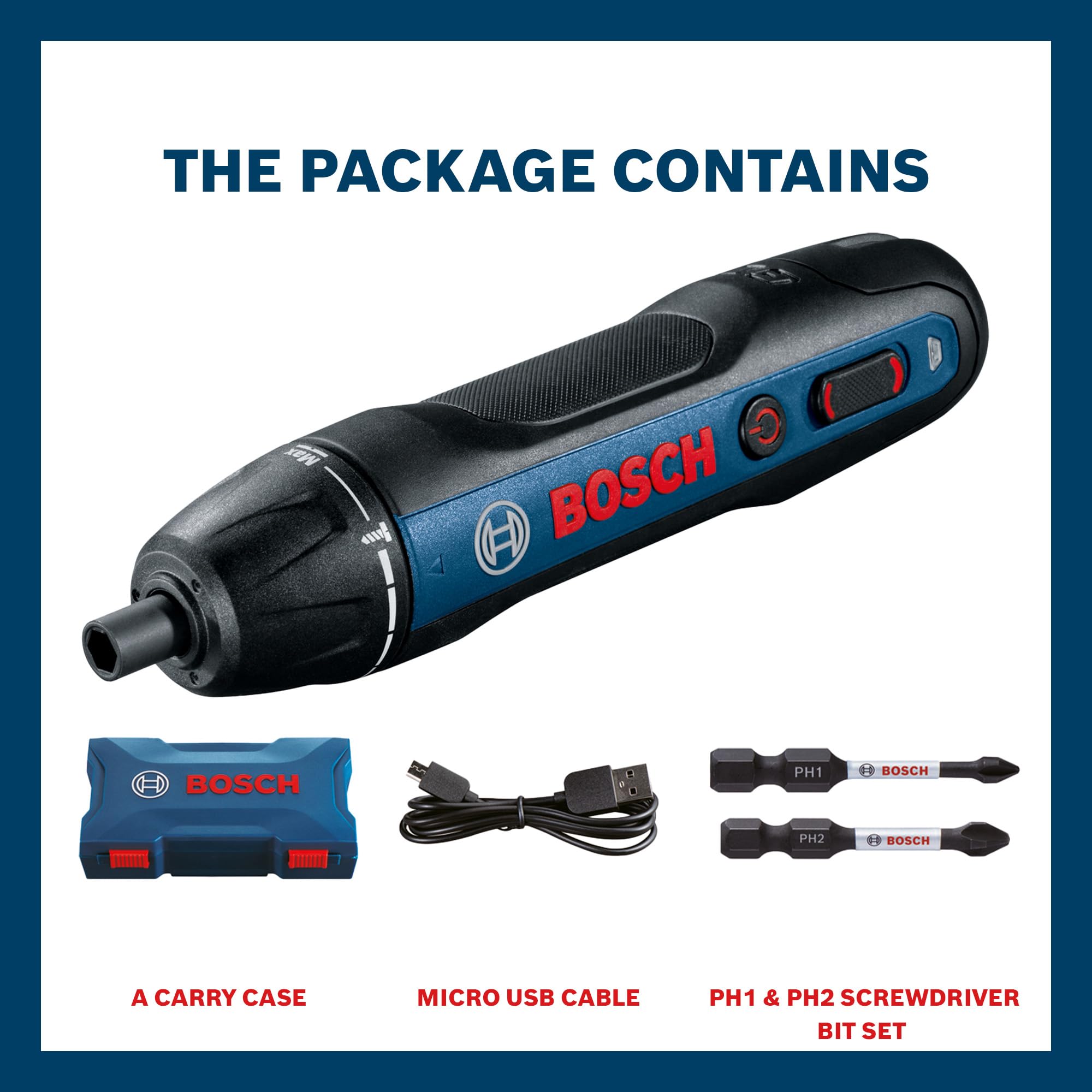 Foto 3 pulgar | Destornillador Inteligente Bosch Bosch Go (gen-2.0) 1 Pieza Azul - Venta Internacional.