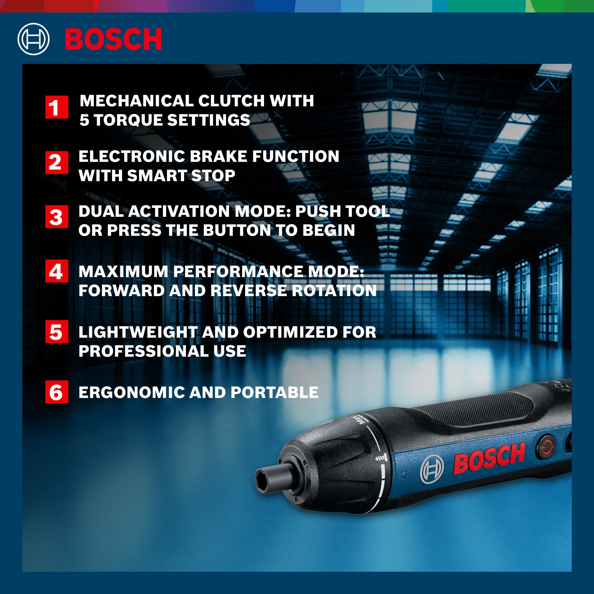 Foto 4 pulgar | Destornillador Inteligente Bosch Bosch Go (gen-2.0) 1 Pieza Azul - Venta Internacional.