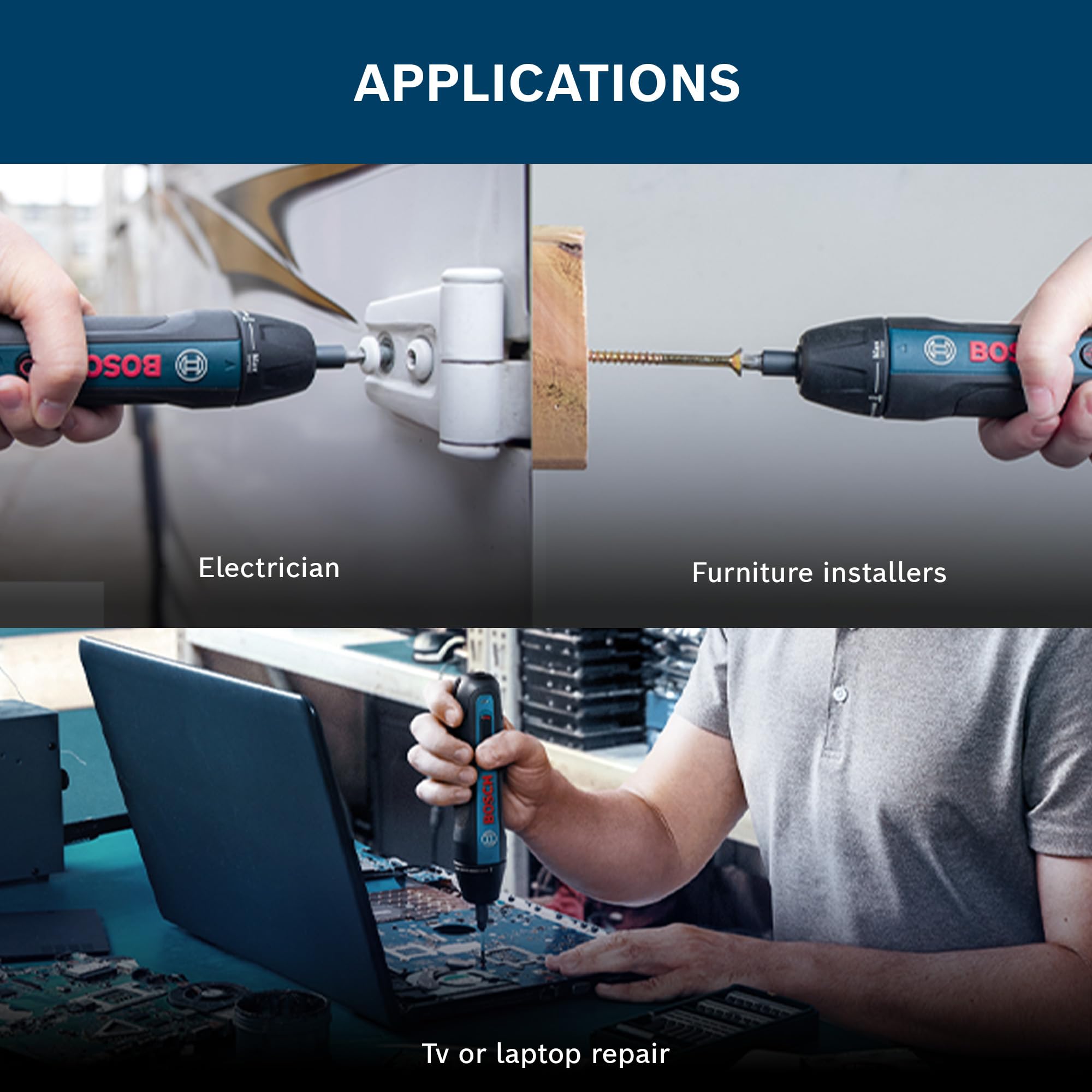 Foto 6 | Destornillador Inteligente Bosch Bosch Go (gen-2.0) 1 Pieza Azul - Venta Internacional.