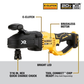 Foto 3 | Taladro Dewalt Max Xr De 20 V, Inalámbrico, Sin Escobillas, 7/16 Pulgadas, Dcd443b - Venta Internacional.