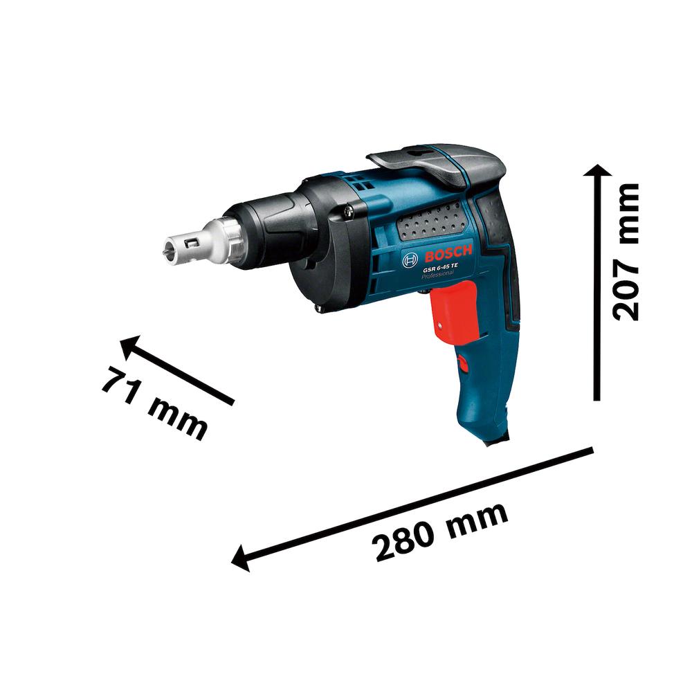 Foto 5 pulgar | Atornillador Bosch Gsr 6-45 Te 1/4' 127v 701w + Maletín +acc