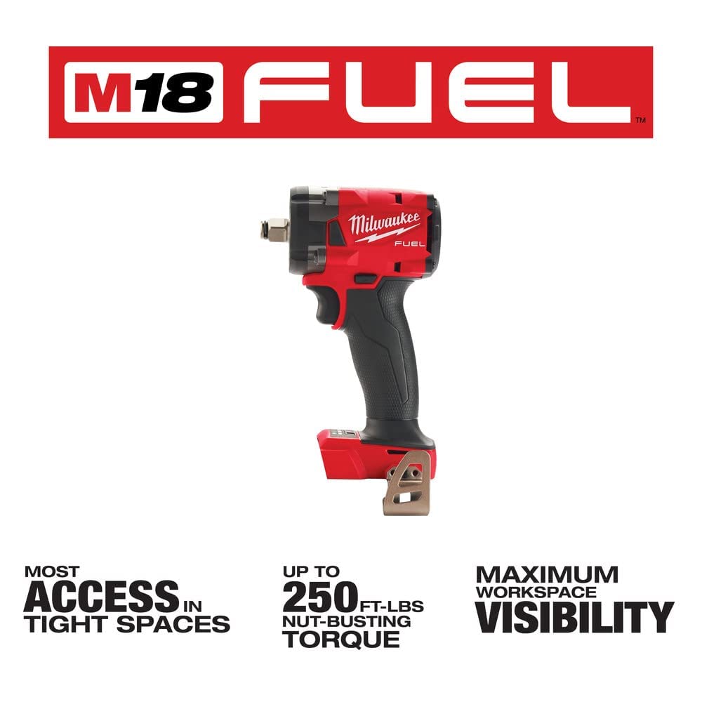 Foto 3 pulgar | Llave De Impacto Inalámbrica Milwaukee M18 Fuel 2855-20 250nm - Venta Internacional.