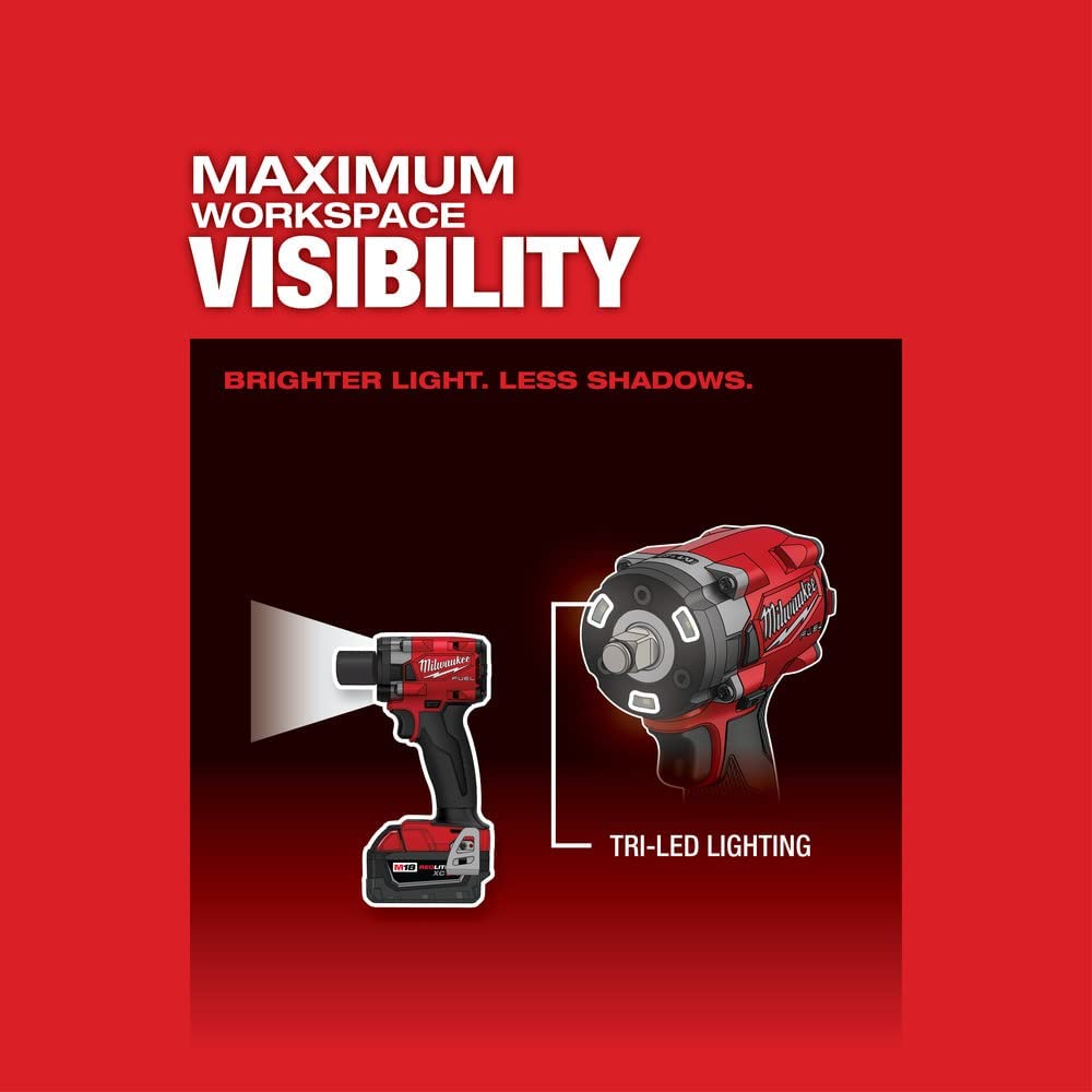 Foto 4 | Llave De Impacto Inalámbrica Milwaukee M18 Fuel 2855-20 250nm - Venta Internacional.