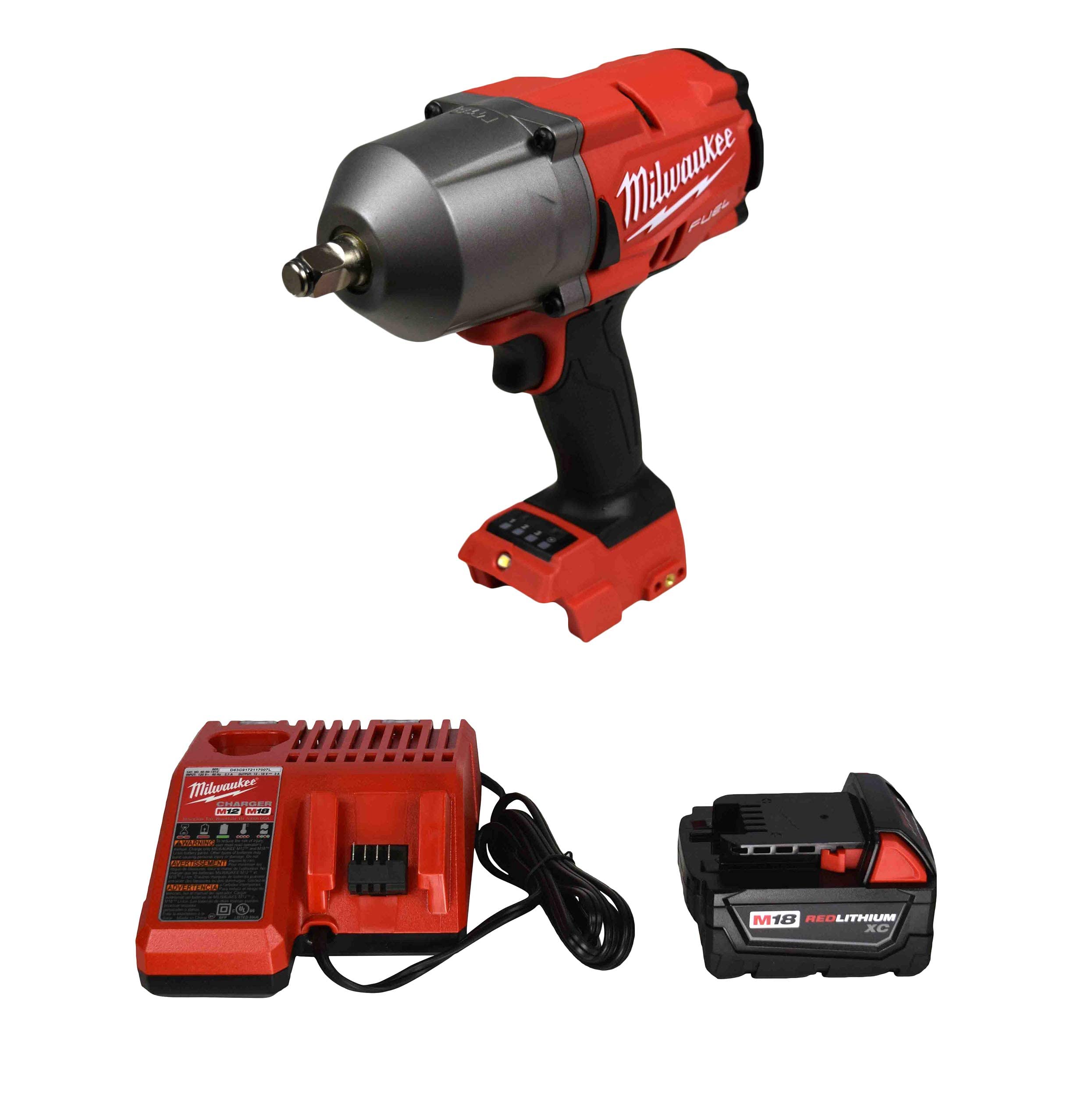 Foto 1 | Llave De Impacto Milwaukee 2767-20 18 V 2 Ah Con Batería Y Cargador - Venta Internacional.