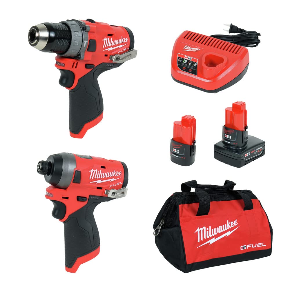 Foto 2 pulgar | Kit De Herramientas Milwaukee Electric Tools M12 Fuel 2598-22, 2 Unidades - Venta Internacional.
