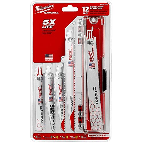Foto 1 | Set de Cuchillas Milwaukee Sawzall 12 Piezas