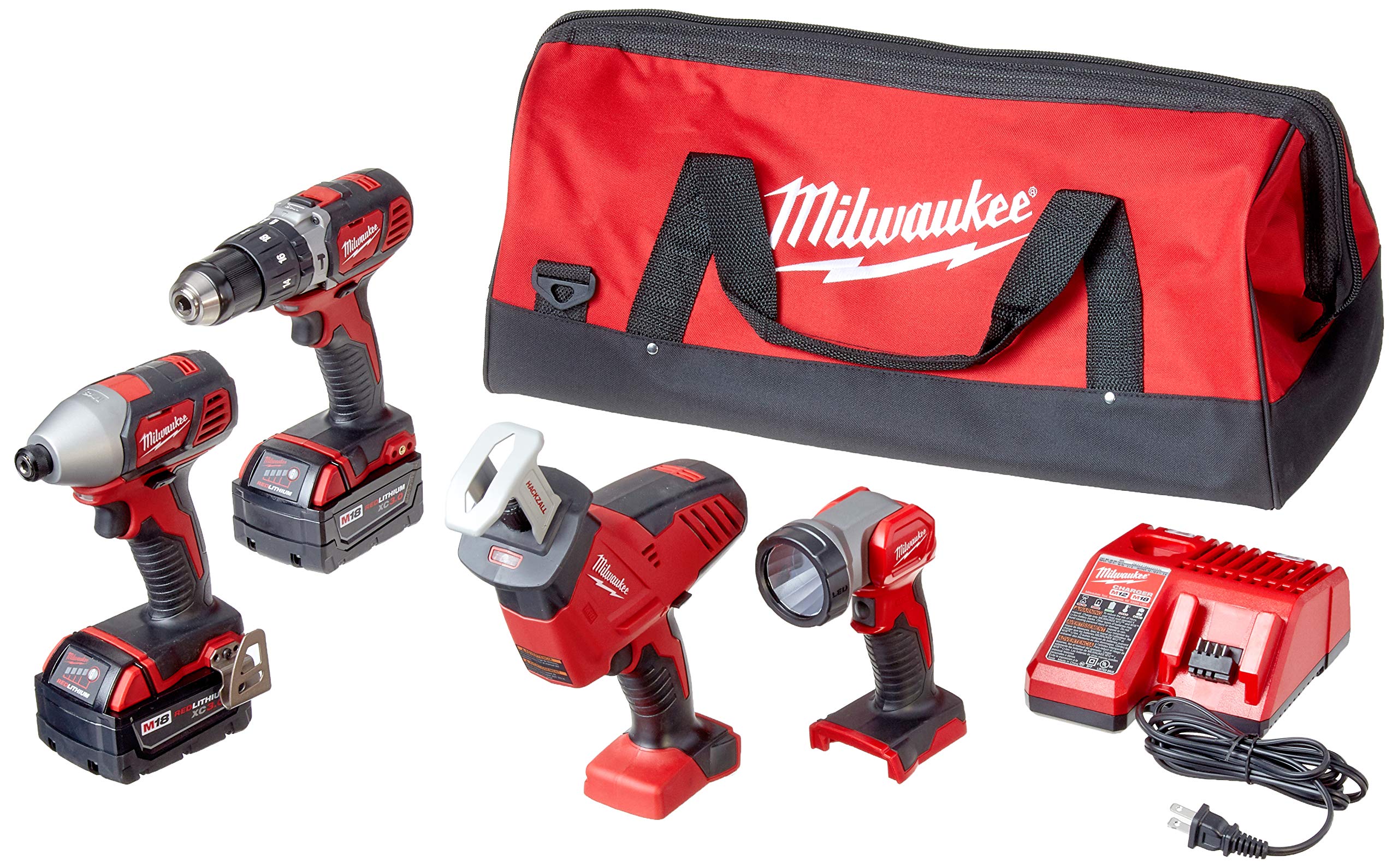 Foto 2 pulgar | Kit Combinado De Herramientas Eléctricas Milwaukee M18 18 V Con Taladro Percutor - Venta Internacional.
