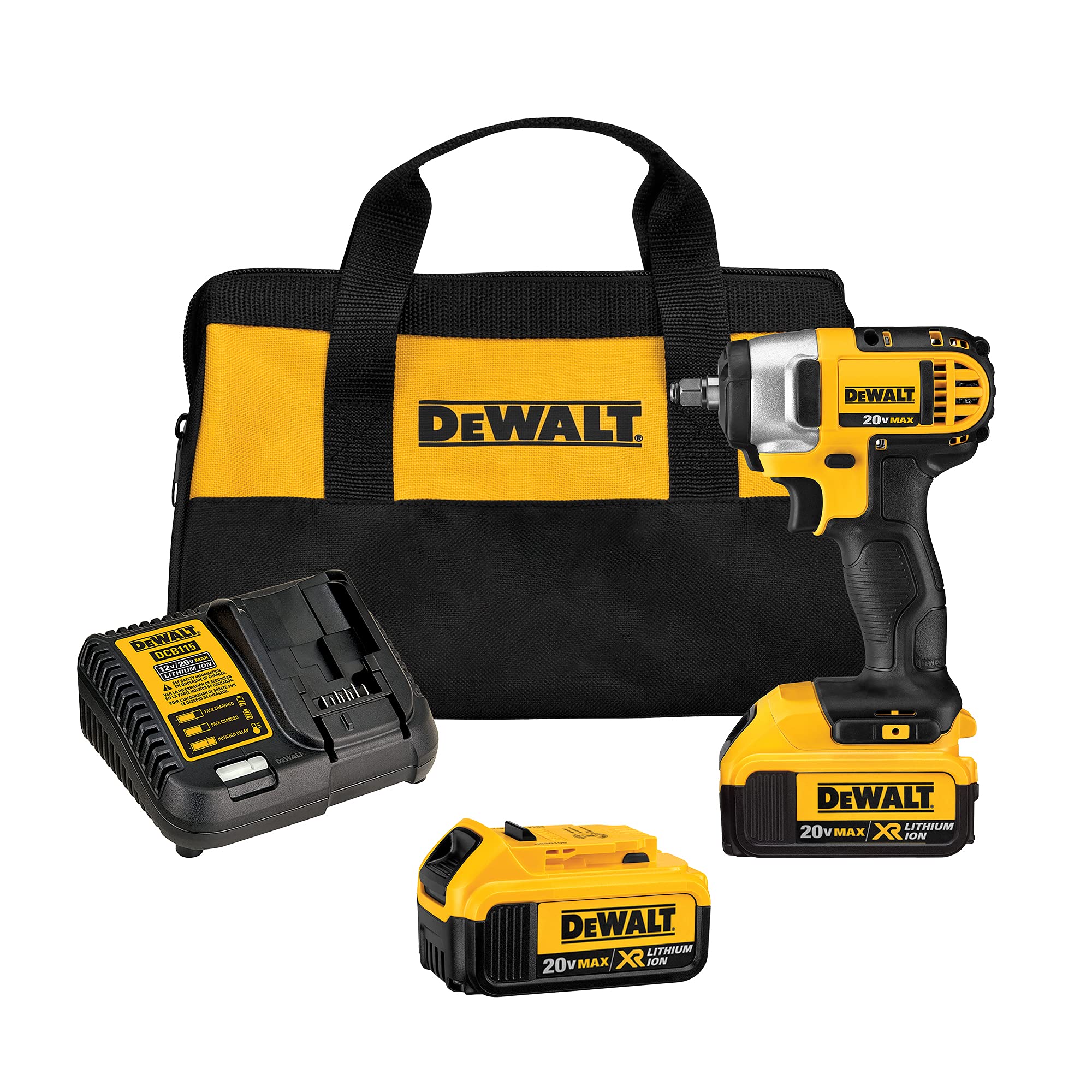Foto 2 pulgar | Llave De Impacto Inalámbrica Dewalt 20v Max* 3/8 Pulgadas Dcf883m2 - Venta Internacional.