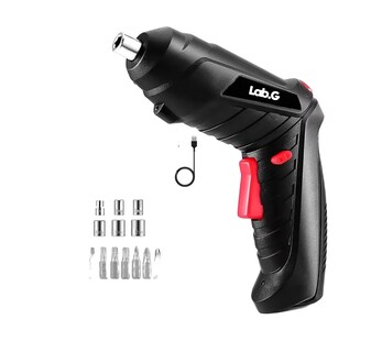 Foto 1 | Destornillador Eléctrico Lab.g Taladro Inalámbrico Kit 47 Pz
