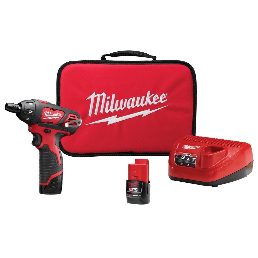 Foto 2 pulgar | Destornillador Inalámbrico Milwaukee M12 12 V, Iones De Litio, 1/4 Pulgadas, Hexagonal - Venta Internacional.