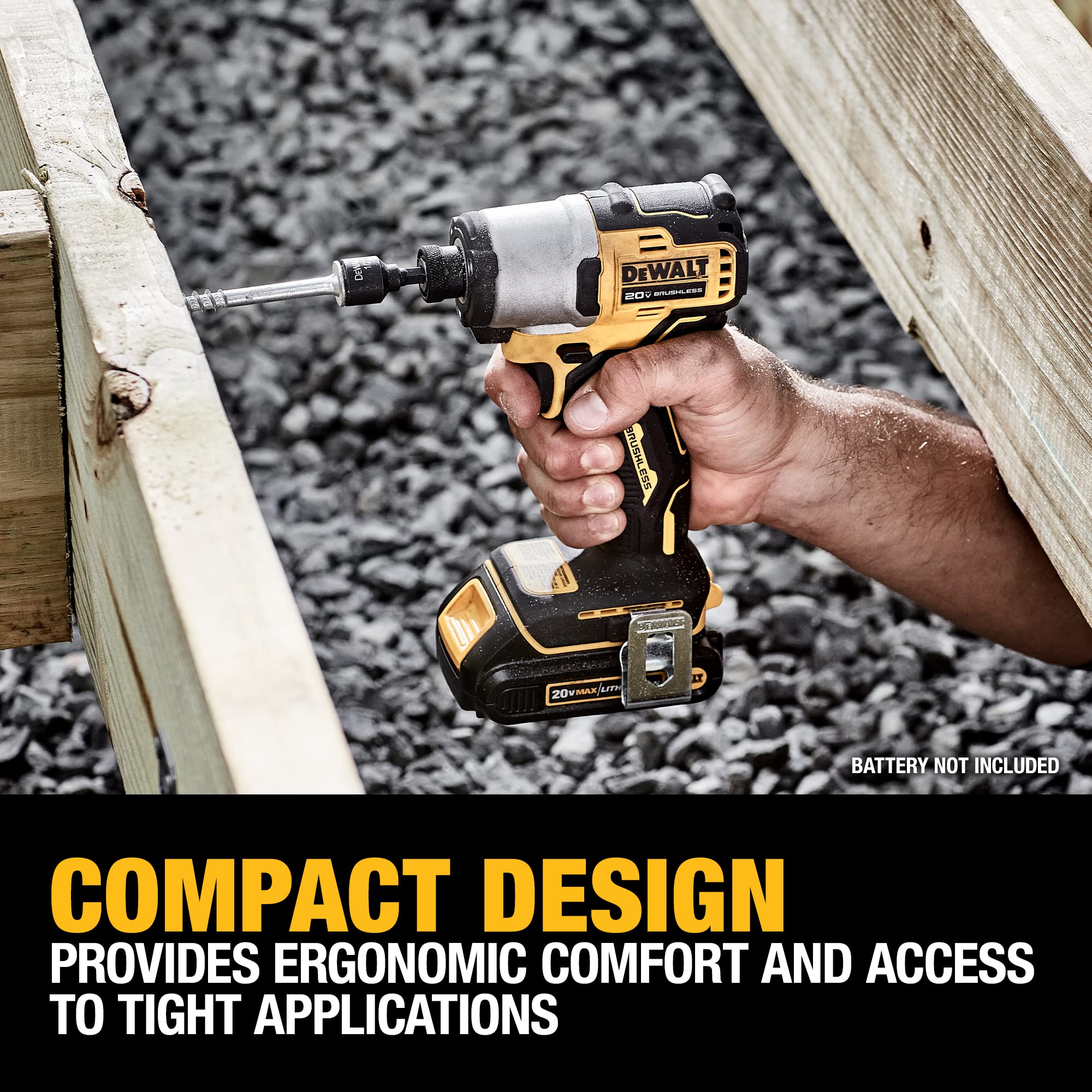 Foto 8 pulgar | Destornillador De Impacto Inalámbrico Dewalt 20v Max* 1/4 De Pulgada (dcf840b) - Venta Internacional.