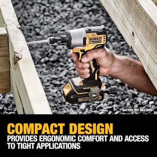 Foto 7 | Destornillador De Impacto Inalámbrico Dewalt 20v Max* 1/4 De Pulgada (dcf840b) - Venta Internacional.