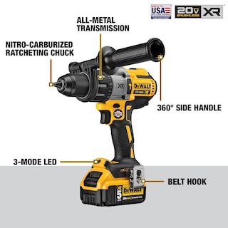 Foto 3 | Taladro Percutor Dewalt Dcd996p2 20v Max Xr Sin Escobillas De 3 Velocidades - Venta Internacional.