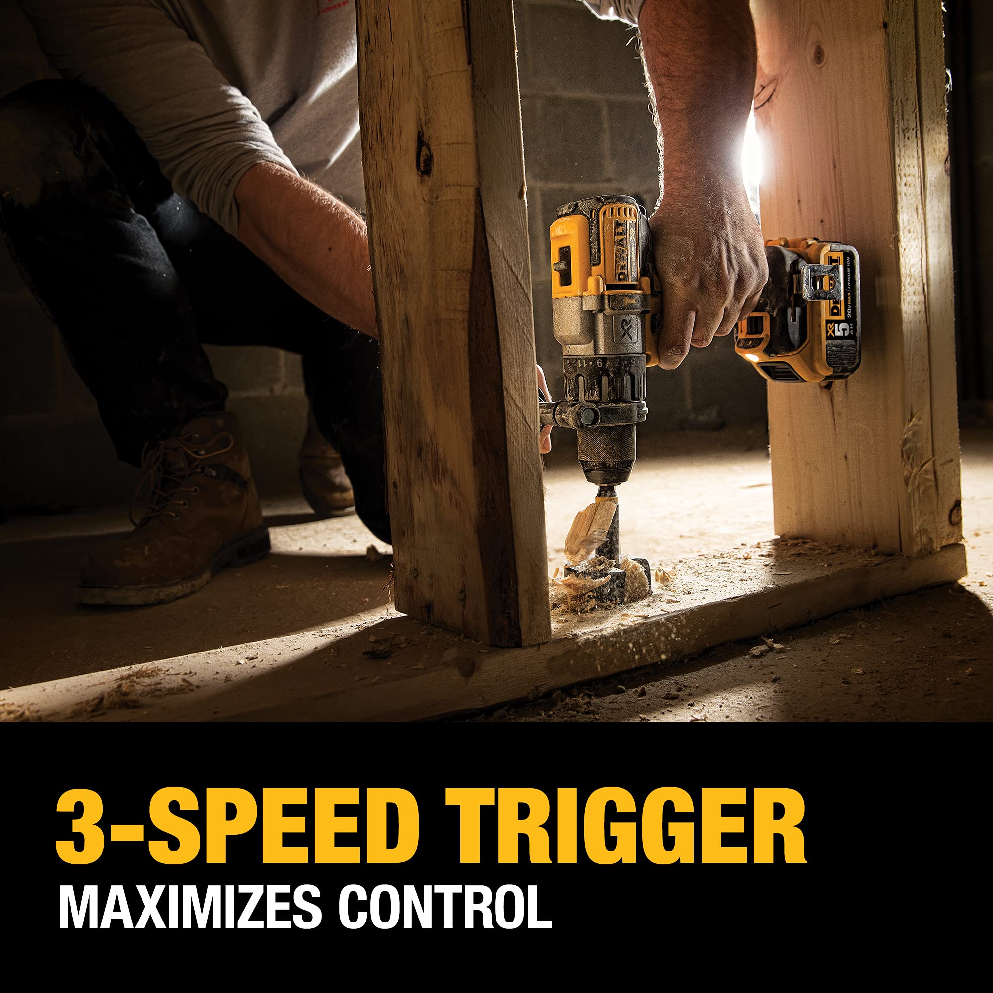 Foto 8 pulgar | Taladro Percutor Dewalt Dcd996p2 20v Max Xr Sin Escobillas De 3 Velocidades - Venta Internacional.