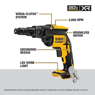 Foto 2 | Pistola De Tornillo Dewalt 20v Max Xr Versa-clutch Con Par Ajustable - Venta Internacional.