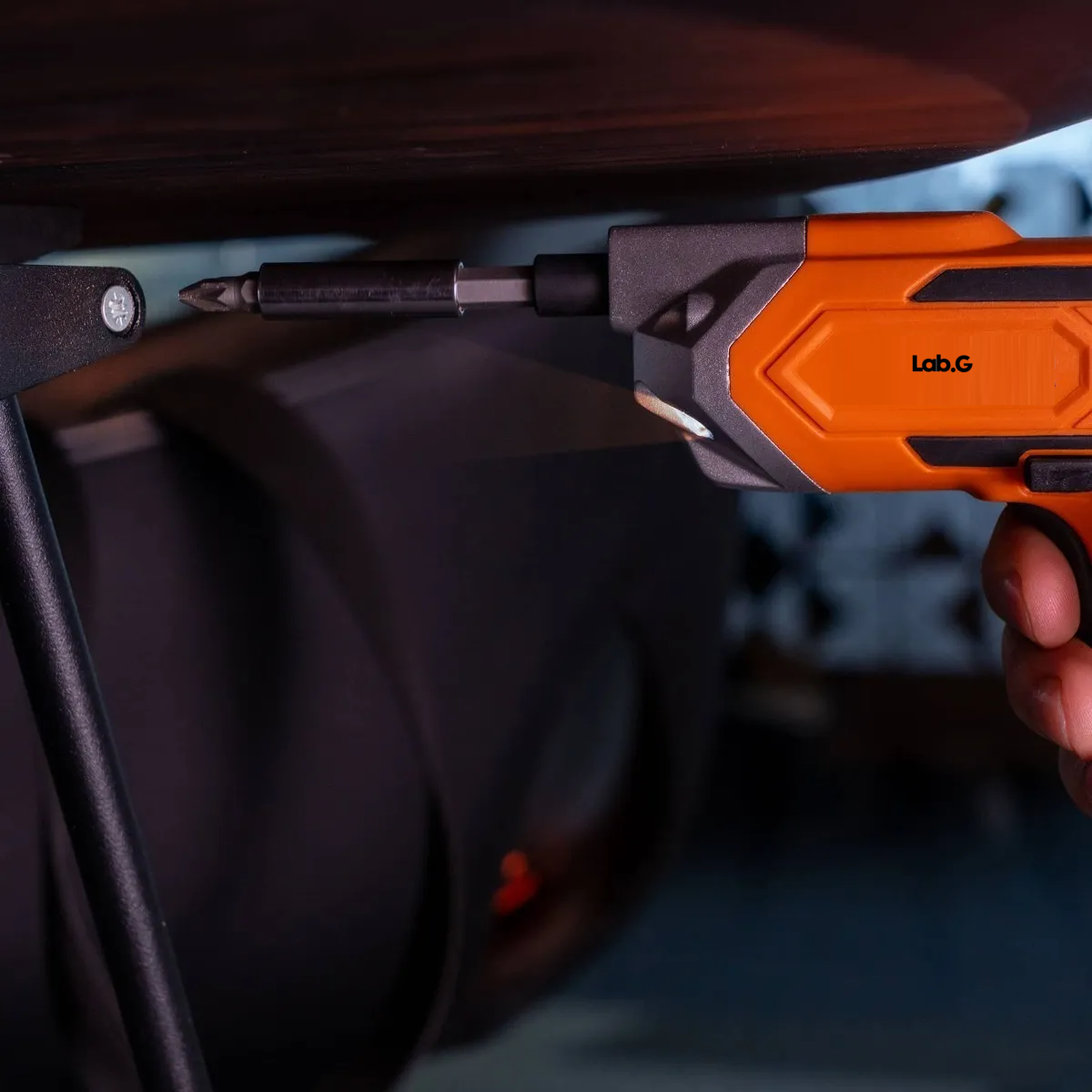 Foto 4 | Destornillador Inalámbrico Lab.g 3.6 V Naranja Negro