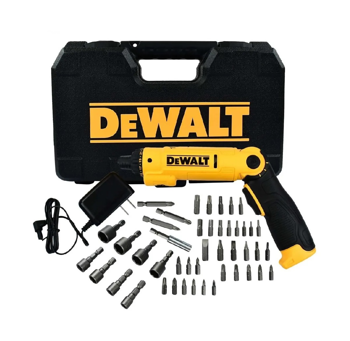 Foto 2 pulgar | Atornillador Inalámbrico 8v Dewalt Dcf008-b3 + 45 Puntas