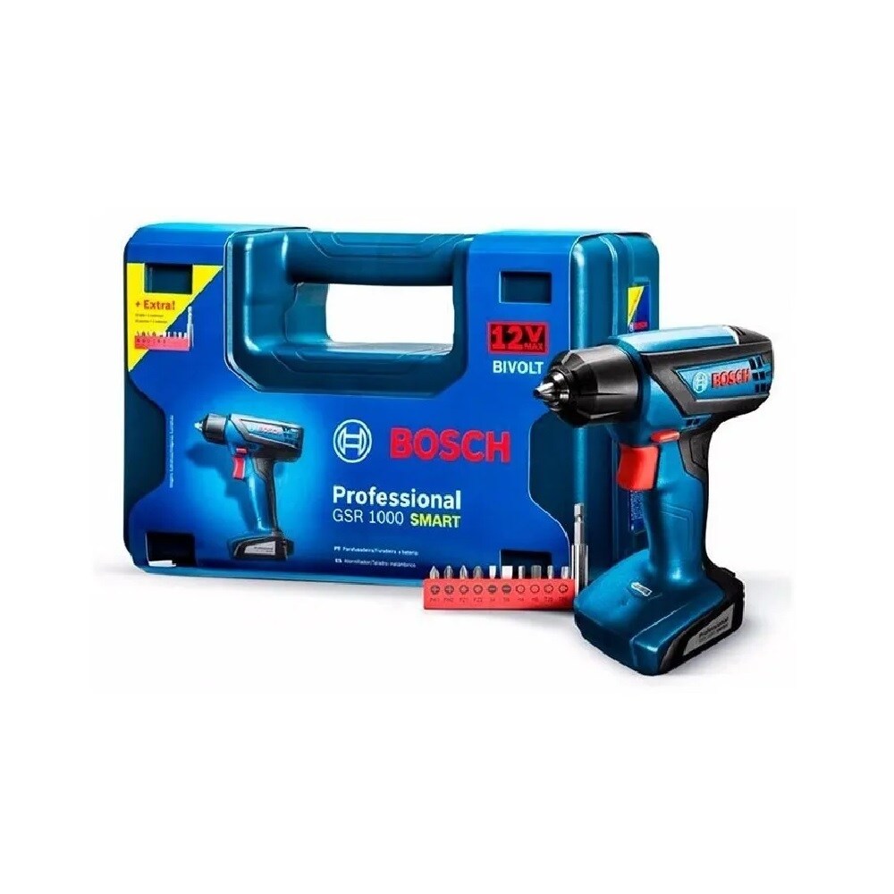 Atornillador Bosch Gsr 1000 Smart + 10 Puntas $4,579