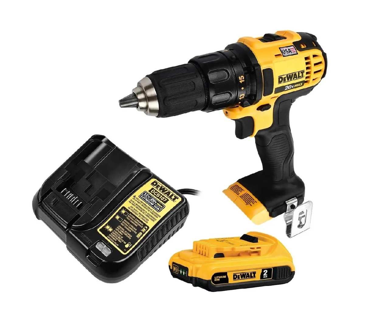 Dewalt Taladro Atornillador Dcd780b + Cargador Y Batería