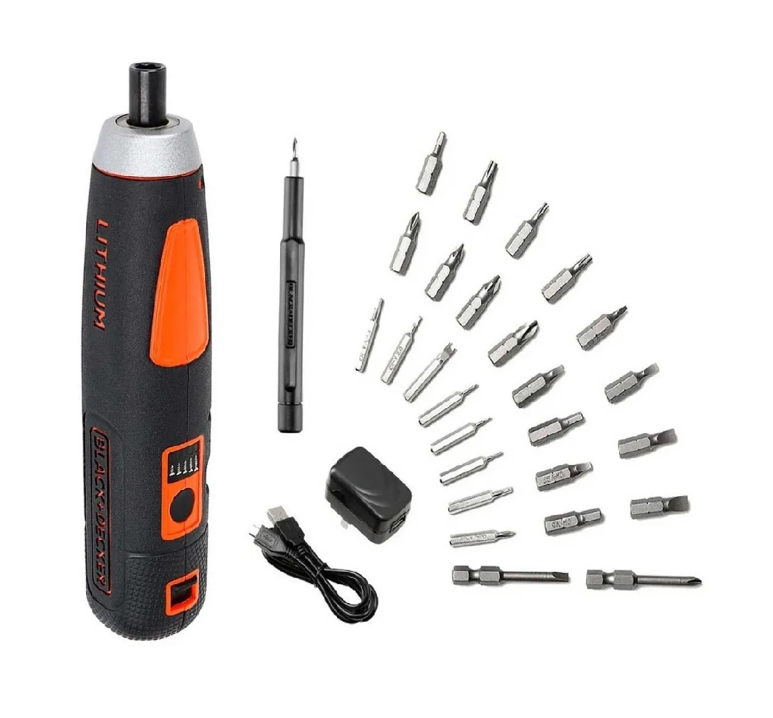 Atornillador 4v Lithium Black+decker Bd40k27-b3 + 27 Acc