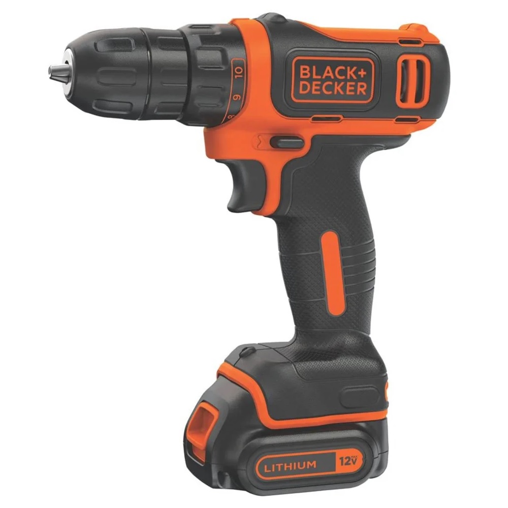 Foto 2 pulgar | Taladro Atornillador Inalámbrico Black+Decker Bdcdd12 Naranja