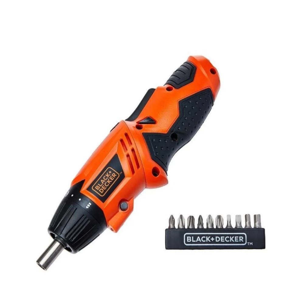 Atornillador Inalámbrico Black & Decker KC4815T-11 color Naranja 4.8 V Caja Metálica