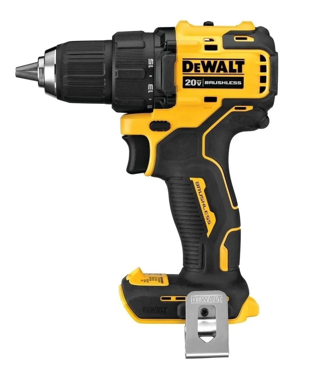 Foto 2 pulgar | Taladro Atornillador DeWALT Atomic DCD708-20V color Amarillo 20 V Sin Carbones