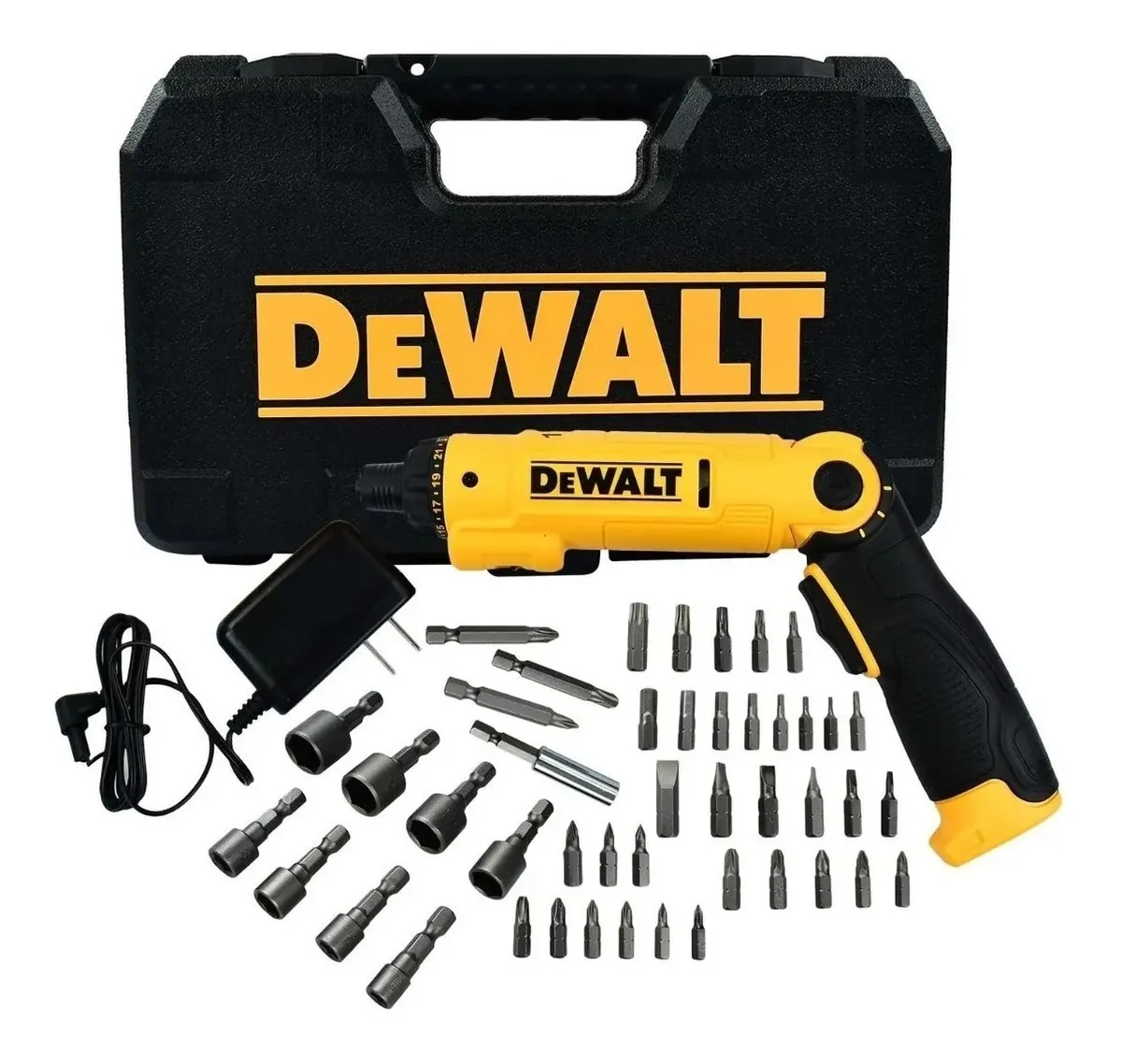 Desatornillador más Puntas y Estuche DeWalt DCF008 Multicolor 48 PZAS