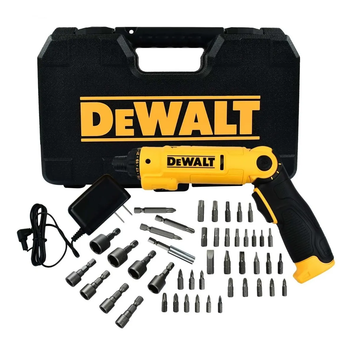 Atornillador más 45 Puntas DeWalt DCF008-B313 Multicolor 8 V