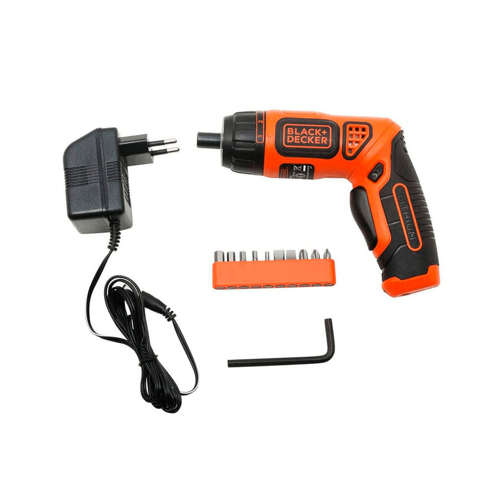 Foto 2 pulgar | Atornillador de Impacto Black+Decker BDCS36F-B3 color Naranja 3.6v + Accesorios