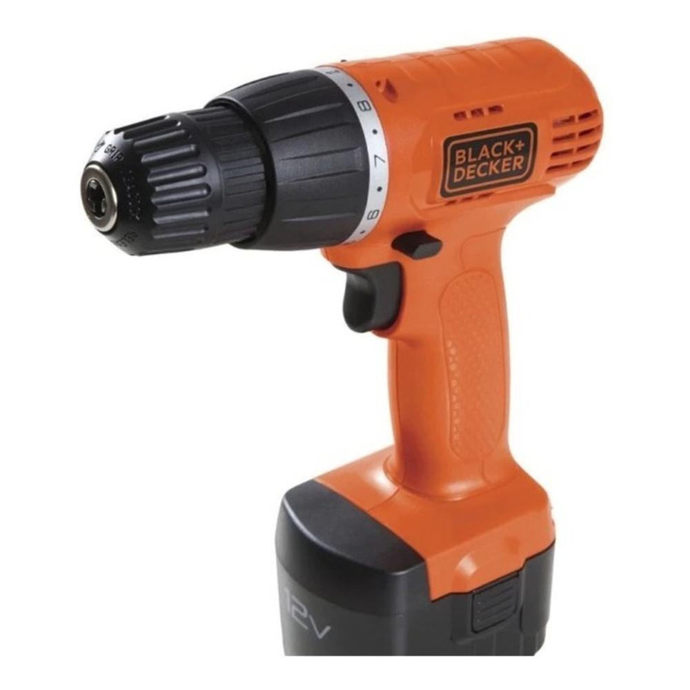 Foto 4 pulgar | Taladro Atornillador Inalámbrico Black+Decker Cd121k100 12v 101 con Accesorios