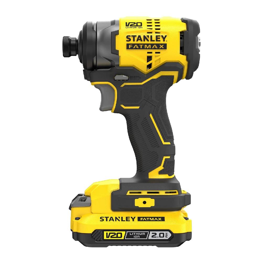 Foto 2 | Atornillador de Impacto Stanley SBI810D2K-B3 color Amarillo V20 Brushless