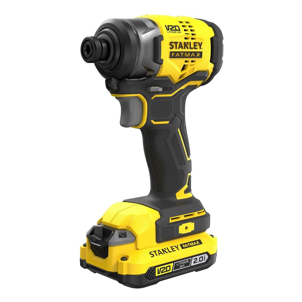 Foto 4 pulgar | Atornillador de Impacto Stanley SBI810D2K-B3 color Amarillo V20 Brushless