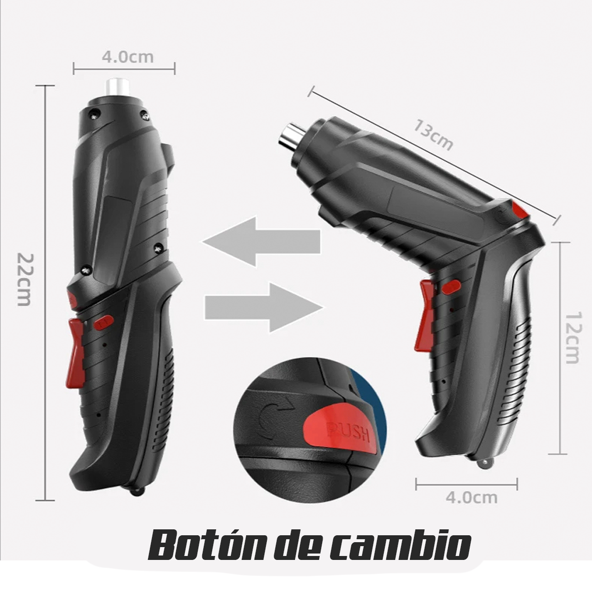 Foto 5 pulgar | Destornilladores de Impacto Micota Multiherramienta Eléctrico Recargable 42 Piezas