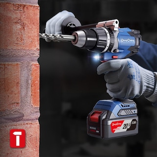 Foto 4 | Rotomartillo Atornillador Industrial 20v. 1/2' Dongcheng