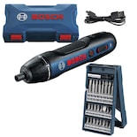 Taladro Atornillador Bosch Go 12v Litio + Juego de Puntas