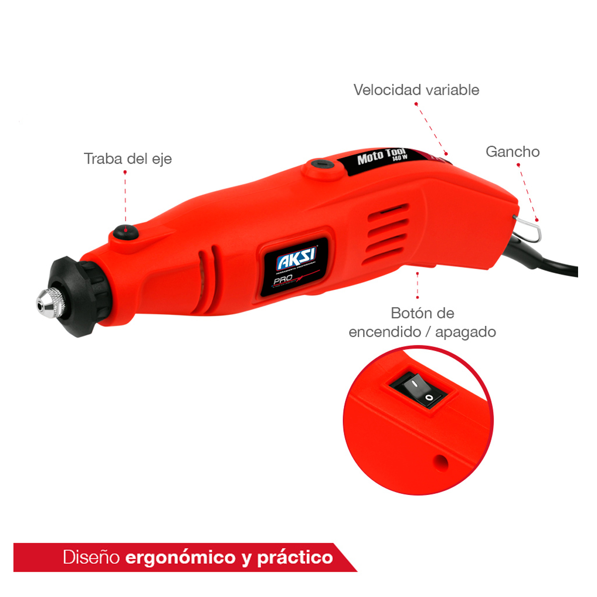 Foto 6 pulgar | Multi Tool Aksi De 140w Con Accesorios Profesional
