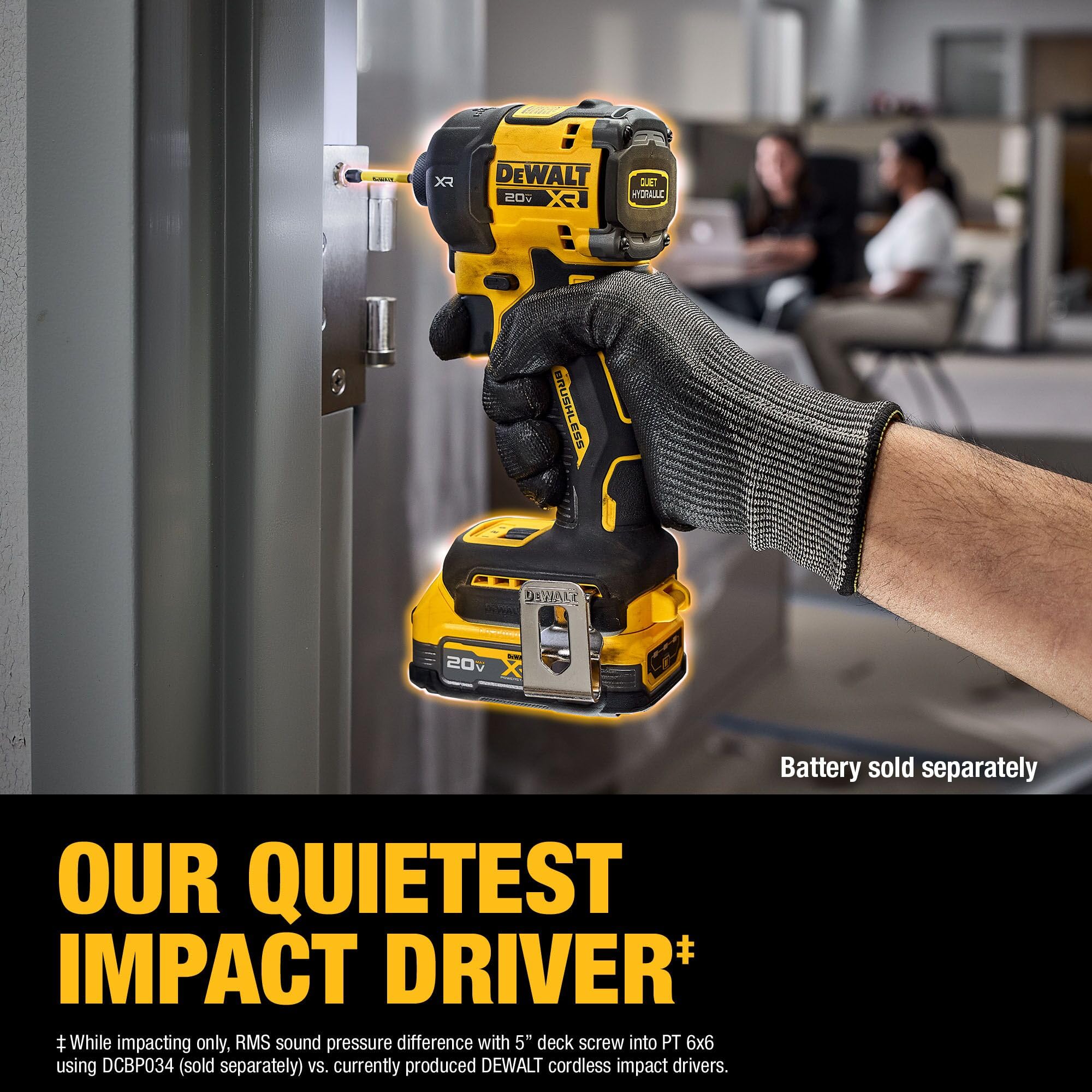 Foto 4 pulgar | Destornillador de Impacto DeWalt 20v Max XR Inalámbrico 1/4'' DCF870B - Venta Internacional